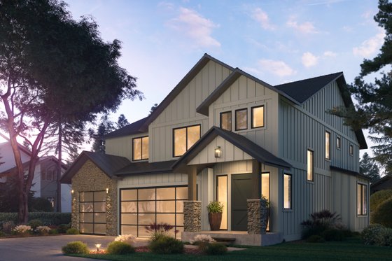 Exterior - Other Elevation 1 for Craftsman House Plan #1066-114 - 5 bed, 3 bath
