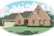 European Style House Plan - 4 Beds 2 Baths 2105 Sq/Ft Plan #81-876 
