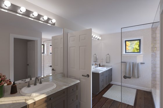 Interior - Master Bathroom 1 for Farmhouse House Plan #1060-407 - 4 bed, 3.5 bath