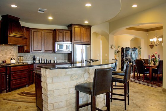 Interior - Kitchen 1 for European House Plan #80-160 - 4 bed, 4 bath