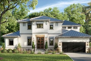 Modern Exterior - Front Elevation Plan #1083-15