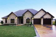 Country Style House Plan - 4 Beds 3 Baths 2525 Sq/Ft Plan #17-2682 