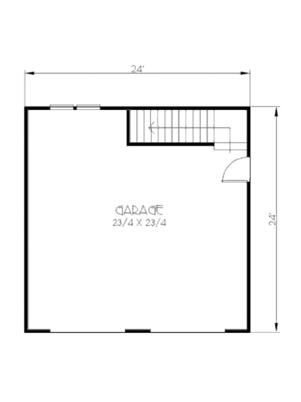 Craftsman Floor Plan - Main Floor Plan #423-19