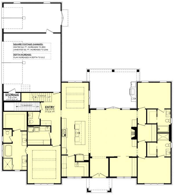 Contemporary Floor Plan - Other Floor Plan #430-374