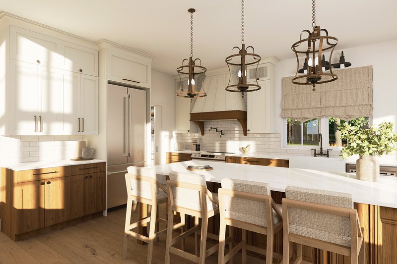 House Blueprint - Interior - Kitchen for Farmhouse House Plan #23-2860 - 5 bed, 2 bath
