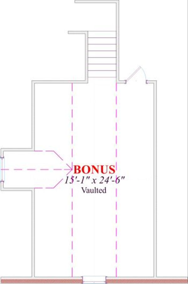 Home Plan - Optional Bonus Level
