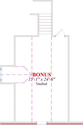 Dream House Plan - Optional Bonus Level