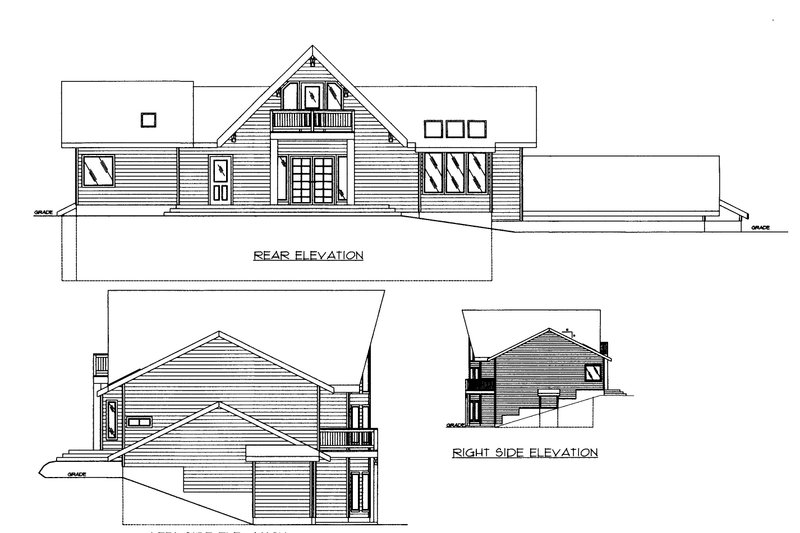 Home Plan - Exterior - Other Elevation for Modern House Plan #117-465 - 3 bed, 2.5 bath