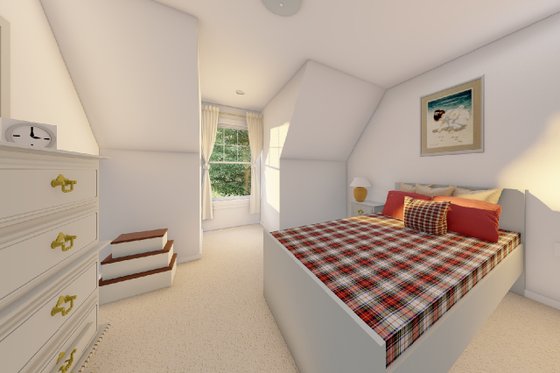 Interior - Bedroom for Traditional House Plan #126-174 - 1 bed, 1 bath