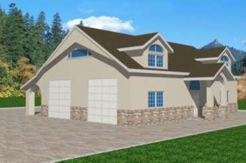 Home Plan - Traditional Exterior - Front Elevation Plan #117-423