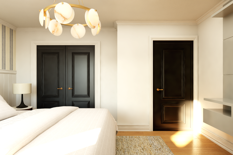 House Blueprint - Interior - Bedroom 1 for Barndominium House Plan #1064-424 - 4 bed, 2.5 bath