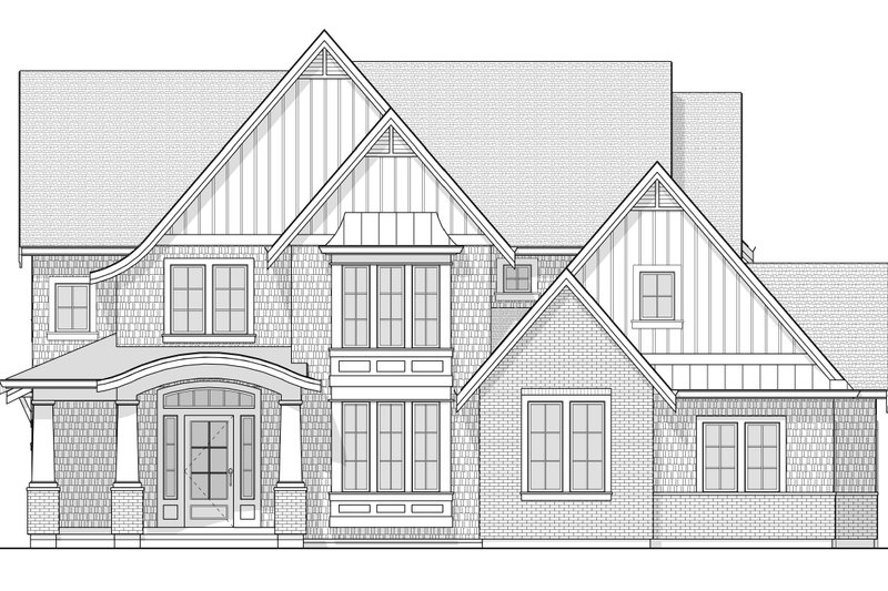 Home Plan - Exterior - Front Elevation 6 for Farmhouse House Plan #1114-86 - 4 bed, 3.5 bath