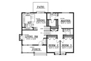 Craftsman Style House Plan - 3 Beds 2 Baths 1224 Sq/Ft Plan #101-301 