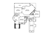 European Style House Plan - 6 Beds 5.5 Baths 7274 Sq/Ft Plan #135-203 
