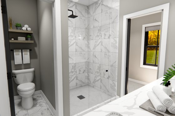Interior - Bathroom 1 for Farmhouse House Plan #51-1371 - 4 bed, 3.5 bath