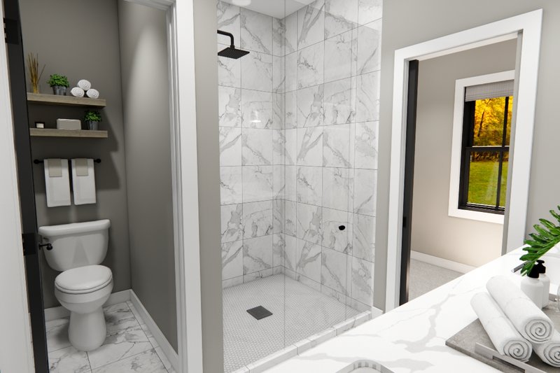 Home Plan - Interior - Bathroom 1 for Farmhouse House Plan #51-1371 - 4 bed, 3.5 bath