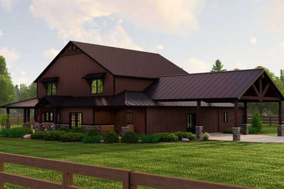 Exterior - Other Elevation for Barndominium House Plan #1064-233 - 3 bed, 3 bath