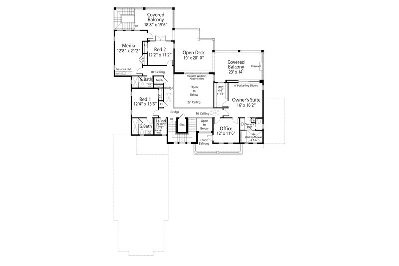 Dream House Plan - Floor Plan - Upper Floor for Cottage House Plan #938-153 - 5 bed, 5.5 bath