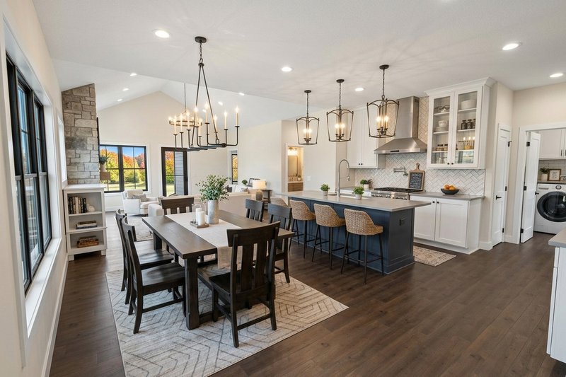 Dream House Plan - Interior - Dining Room for Farmhouse House Plan #51-1547 - 2 bed, 2 bath
