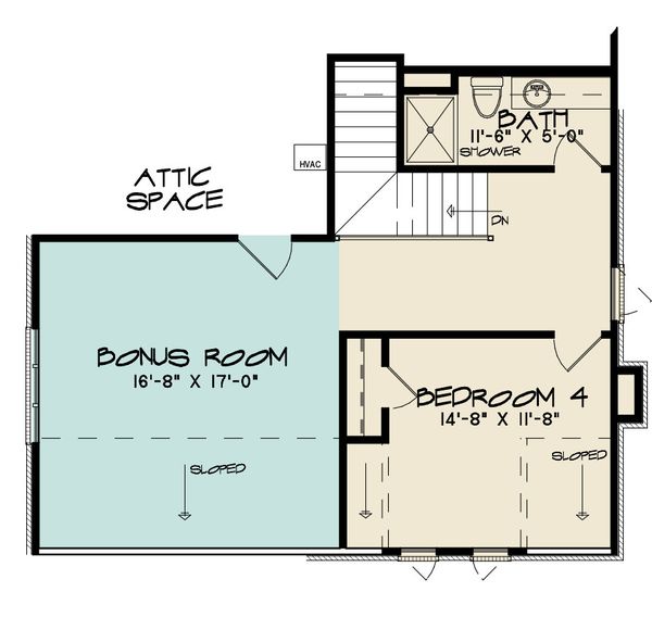 Dream House Plan - European Floor Plan - Upper Floor Plan #923-167