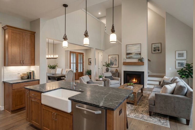 Architectural House Design - Interior - Kitchen for Cottage House Plan #120-298 - 3 bed, 2 bath