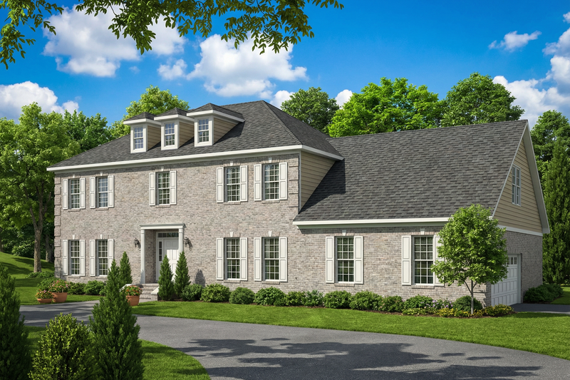 Dream House Plan - Exterior - Front Elevation 2 for Southern House Plan #17-2187 - 4 bed, 3.5 bath