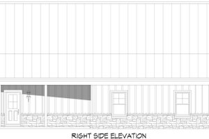 Exterior - Other Elevation 1 for Country House Plan #932-1056, 0 bath
