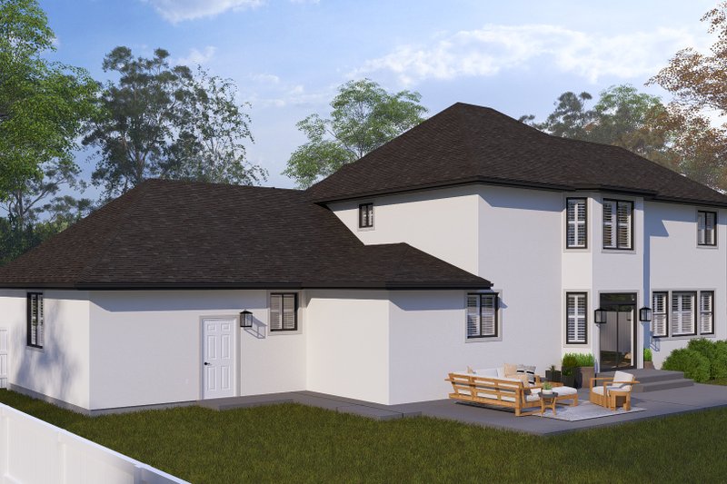 Architectural House Design - Exterior - Rear Elevation for Traditional House Plan #1060-346 - 3 bed, 2.5 bath