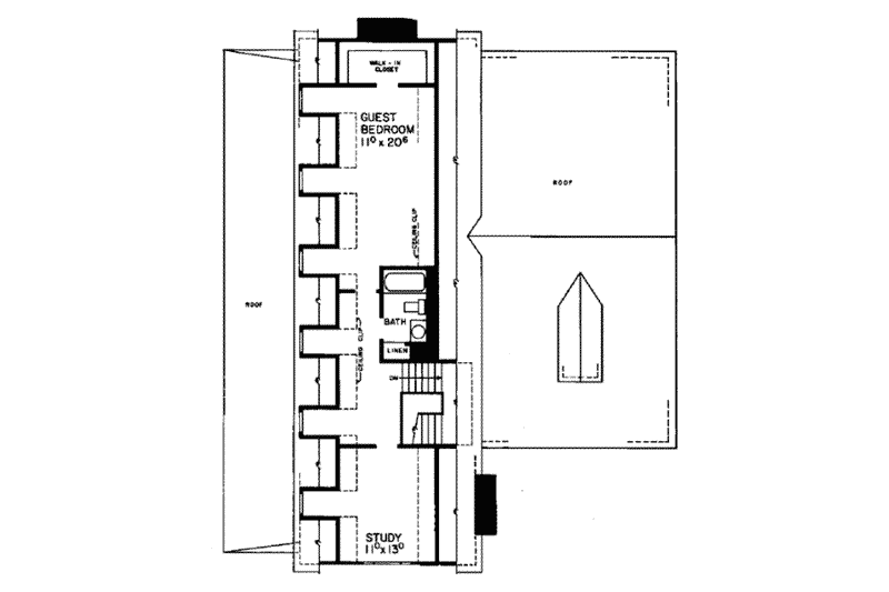 Home Plan - Floor Plan - Other Floor for Southern House Plan #72-357 - 5 bed, 6 bath