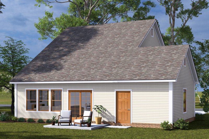 Architectural House Design - Exterior - Other Elevation 2 for Cottage House Plan #513-2305 - 3 bed, 3 bath