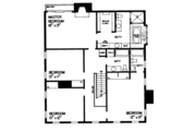 Colonial Style House Plan - 4 Beds 3.5 Baths 2834 Sq/Ft Plan #72-370 