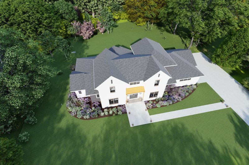 House Blueprint - Exterior - Other Elevation 1 for Traditional House Plan #1069-35 - 4 bed, 4.5 bath