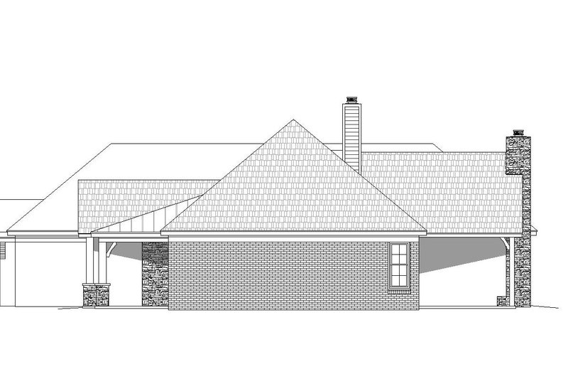 Dream House Plan - Exterior - Other Elevation 1 for Country House Plan #932-93 - 3 bed, 2.5 bath