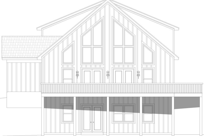 Architectural House Design - Exterior - Other Elevation 1 for Country House Plan #932-659 - 3 bed, 4 bath