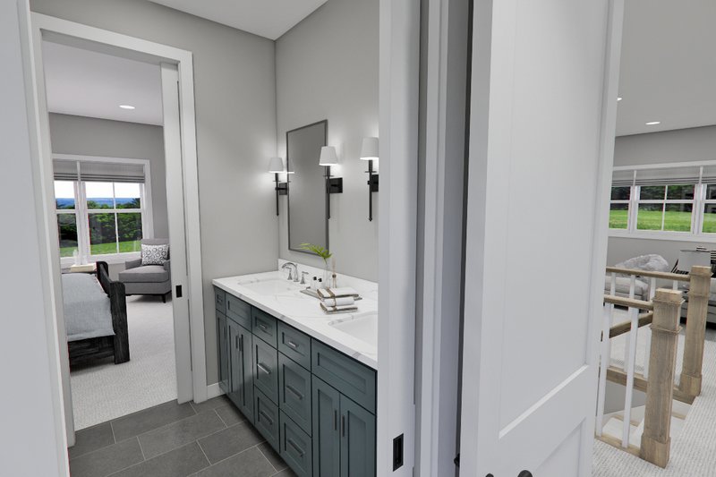 House Design - Interior - Bathroom 1 for Farmhouse House Plan #51-1273 - 4 bed, 3.5 bath