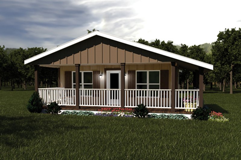 Home Plan - Ranch Exterior - Front Elevation Plan #57-239
