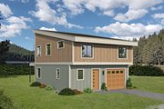 Contemporary Style House Plan - 3 Beds 2 Baths 1175 Sq/Ft Plan #932-531 