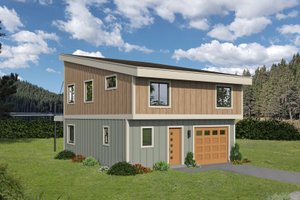 Contemporary Exterior - Front Elevation Plan #932-531