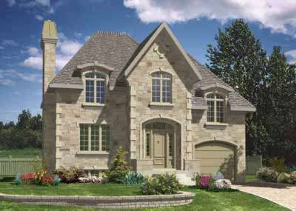 European Style House Plan - 3 Beds 1.5 Baths 1688 Sq/Ft Plan #138-177 ...