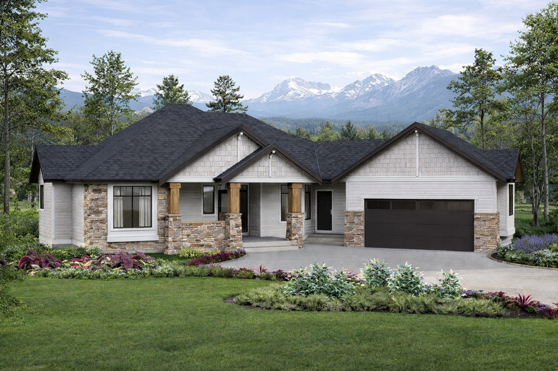 Home Plan - Craftsman Exterior - Front Elevation Plan #1100-94