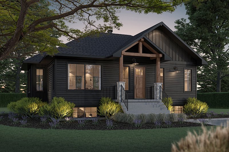 House Plan Design - Craftsman Exterior - Front Elevation Plan #23-2868