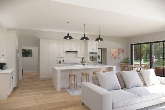 Interior - Kitchen 1 for Farmhouse House Plan #1089-45 - 3 bed, 2.5 bath