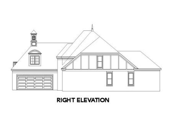 Exterior - Other Elevation 1 for European House Plan #81-1151 - 3 bed, 3 bath