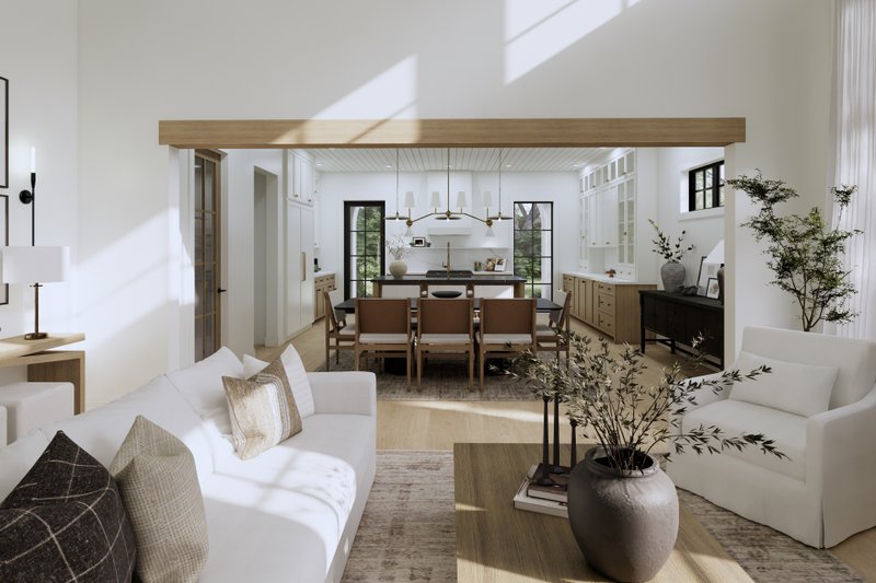 Home Plan - Interior - Family Room 2 for European House Plan #1114-28 - 3 bed, 2.5 bath