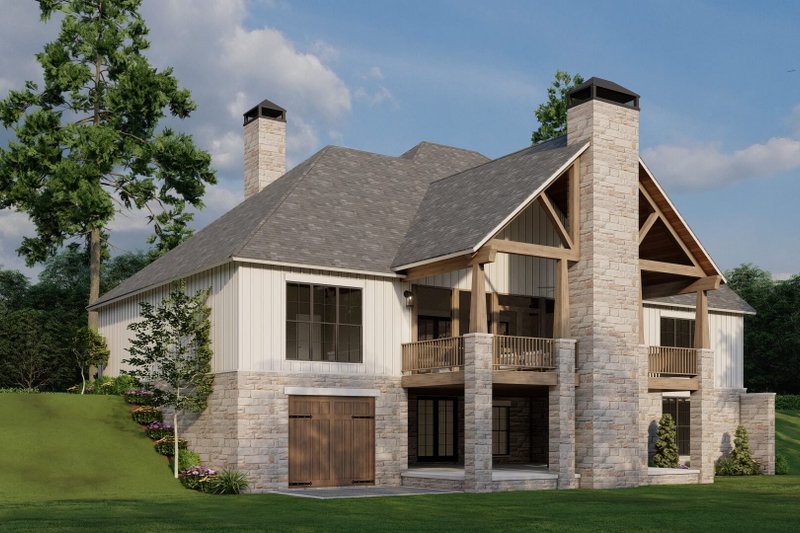 Dream House Plan - Exterior - Other Elevation 1 for Craftsman House Plan #923-364 - 3 bed, 3.5 bath