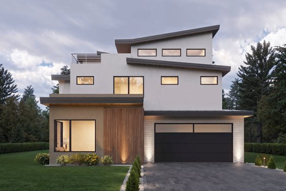 Exterior - Other Elevation for Contemporary House Plan #1066-294 - 6 bed, 6.5 bath