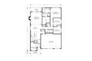 Craftsman Style House Plan - 4 Beds 2 Baths 1985 Sq/Ft Plan #53-643 
