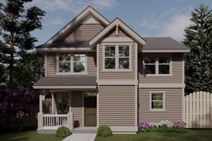 Craftsman Exterior - Front Elevation Plan #53-731