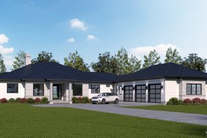 Ranch Exterior - Front Elevation Plan #928-382