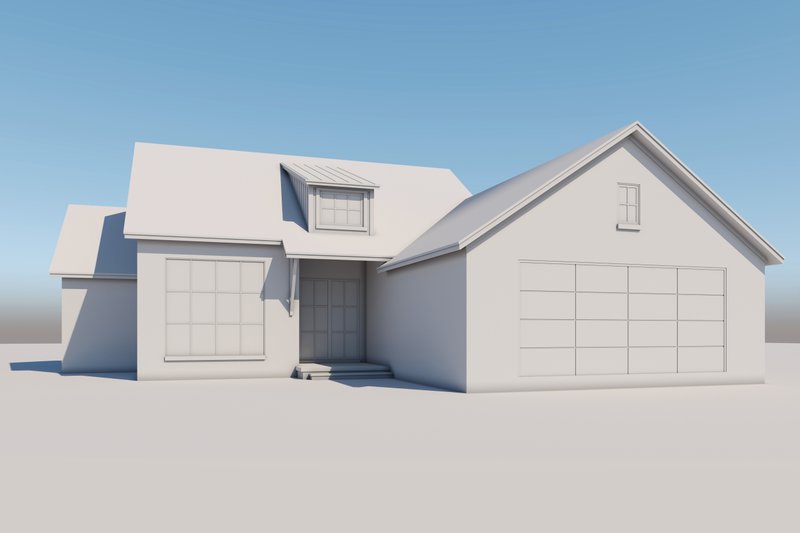 Architectural House Design - Exterior - Front Elevation 4 for Farmhouse House Plan #430-298 - 3 bed, 2.5 bath